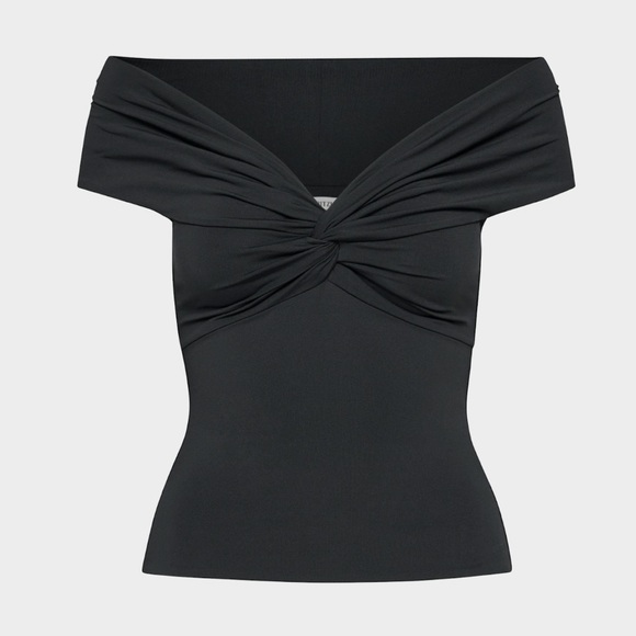Aritzia Original Contour Twist Off-shoulder Top - Picture 2 of 6